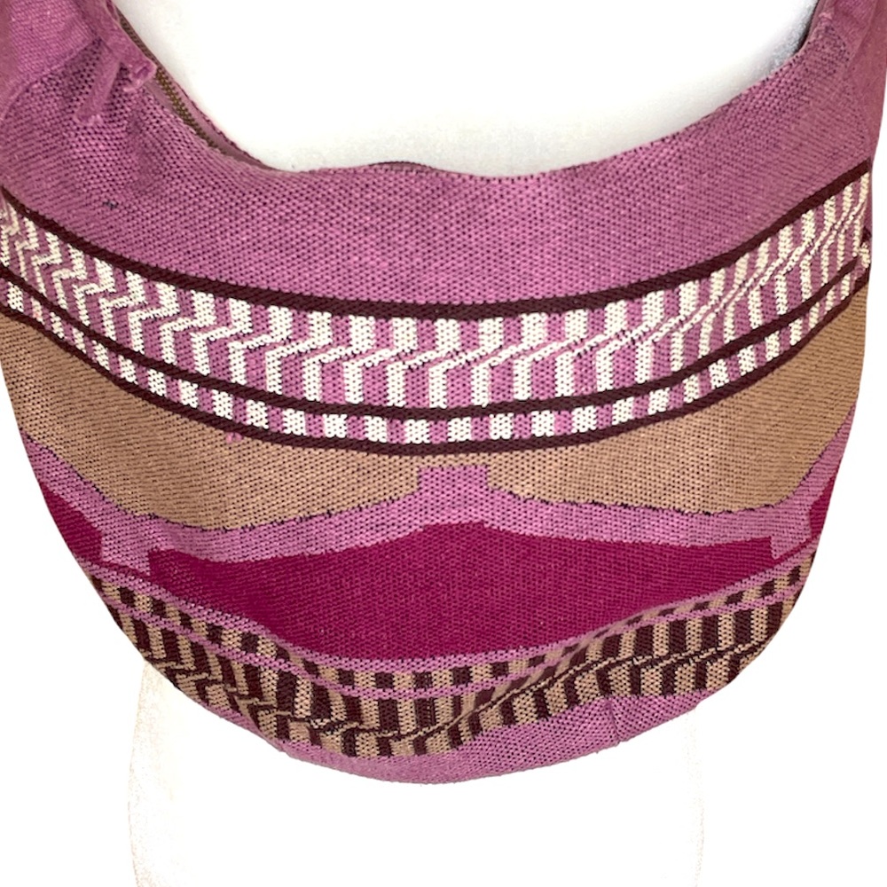 American Eagle Purple Patchwork Hobo Bohemian Sou… - image 5